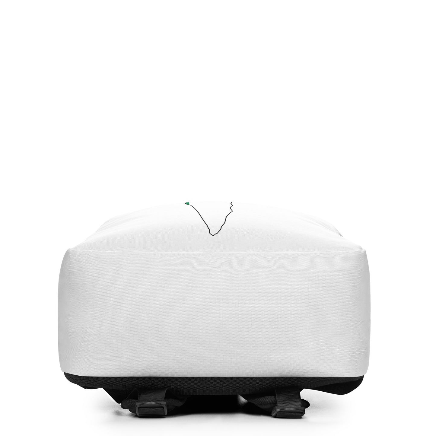 White Palestine Flag Backpack