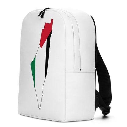 White Palestine Flag Backpack